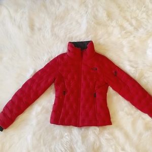 The Northface Red Puffer Coat